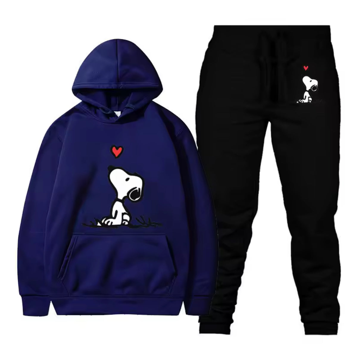 Cute Dog & Heart Tracksuit
