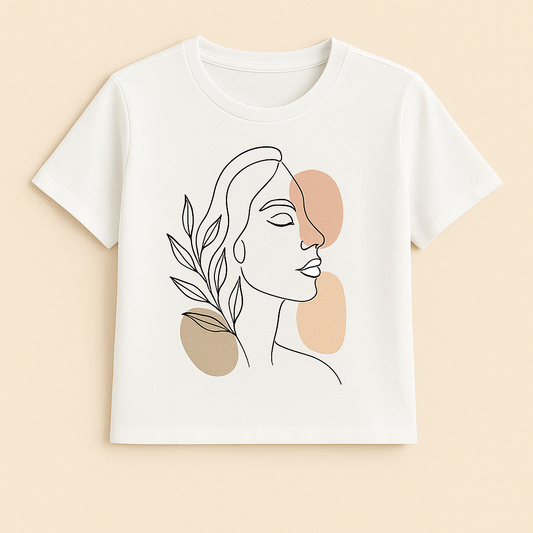 Women’s Graphic Art Crop Top