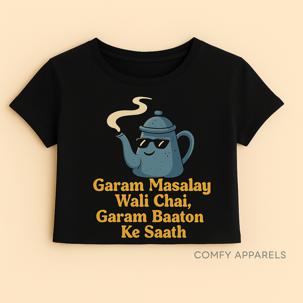 Women’s Graphic Art Crop Top