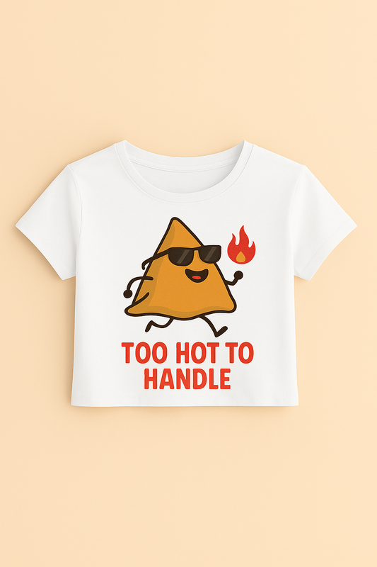 Women’s Cute Samosa Crop Top