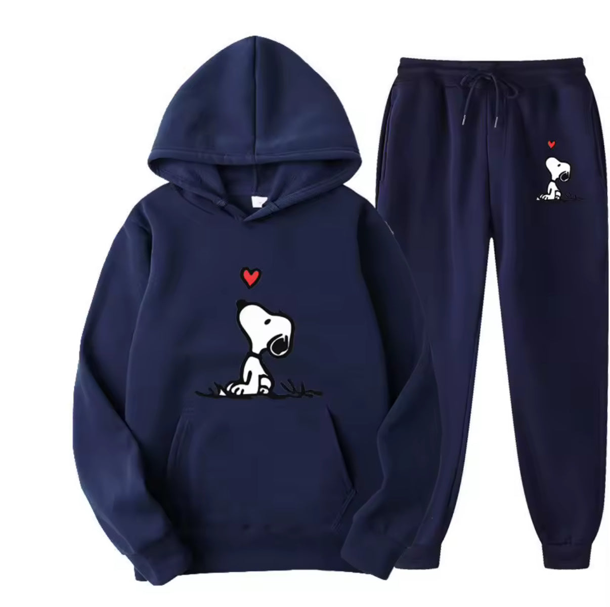 Cute Dog & Heart Tracksuit