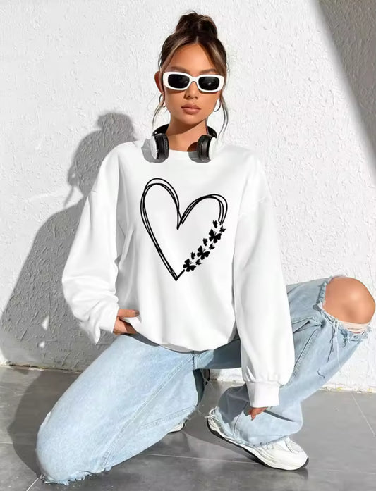 Heart & Butterfly Sweatshirt