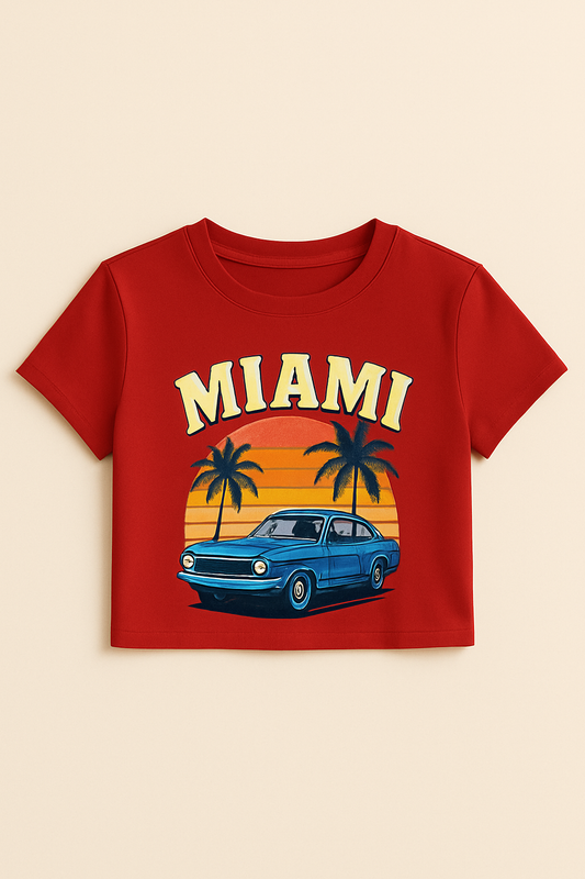 Women’s Graphic Art Crop Top