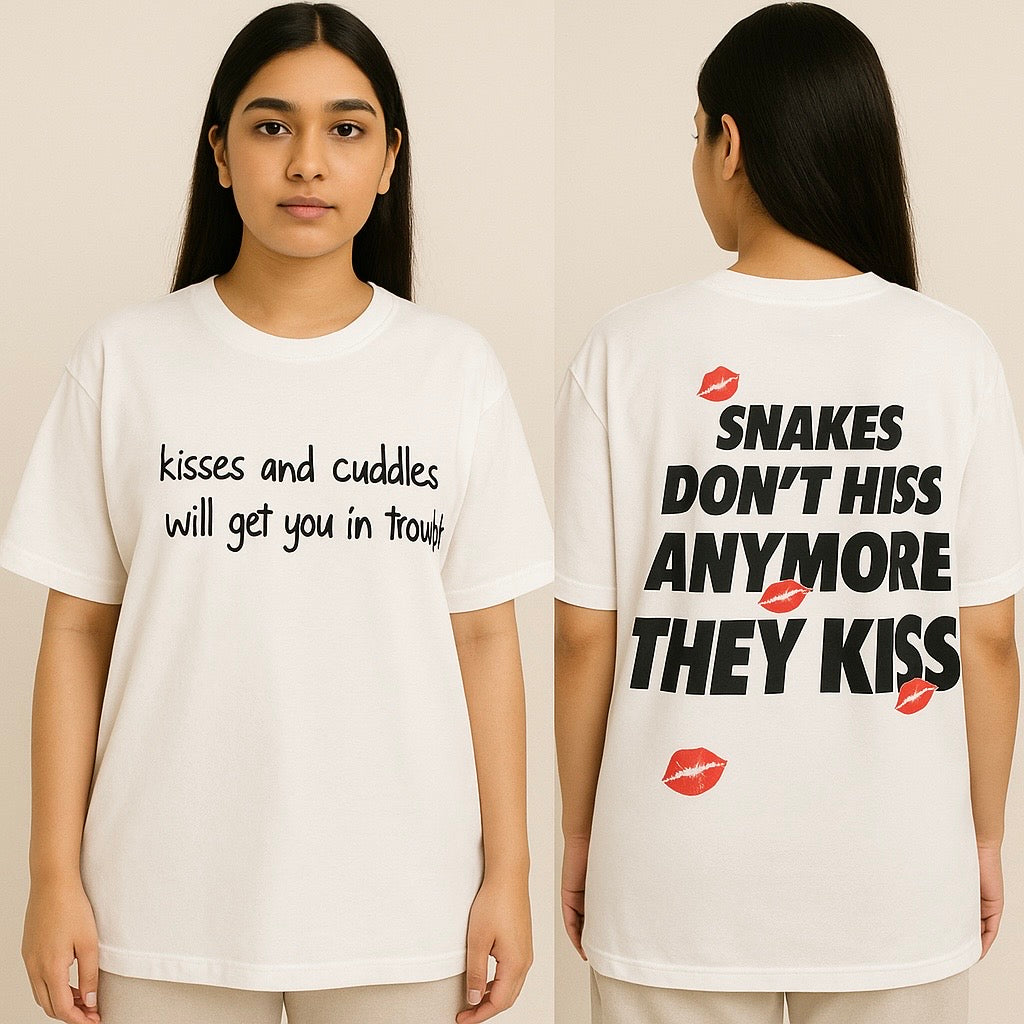 Women’s Oversized Graphic Drop Shoulder T-Shirt