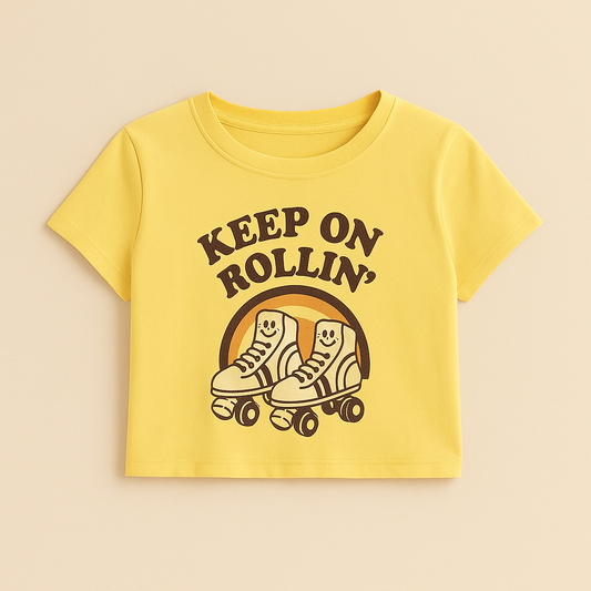 Women’s Keep on Rollin’ Crop Top