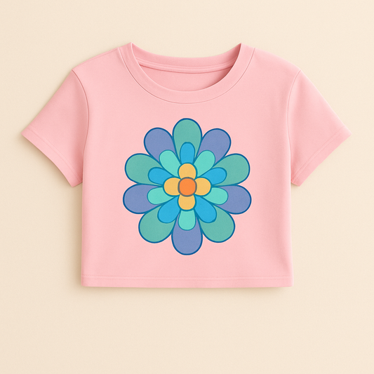 Women’s Floral Crop Top