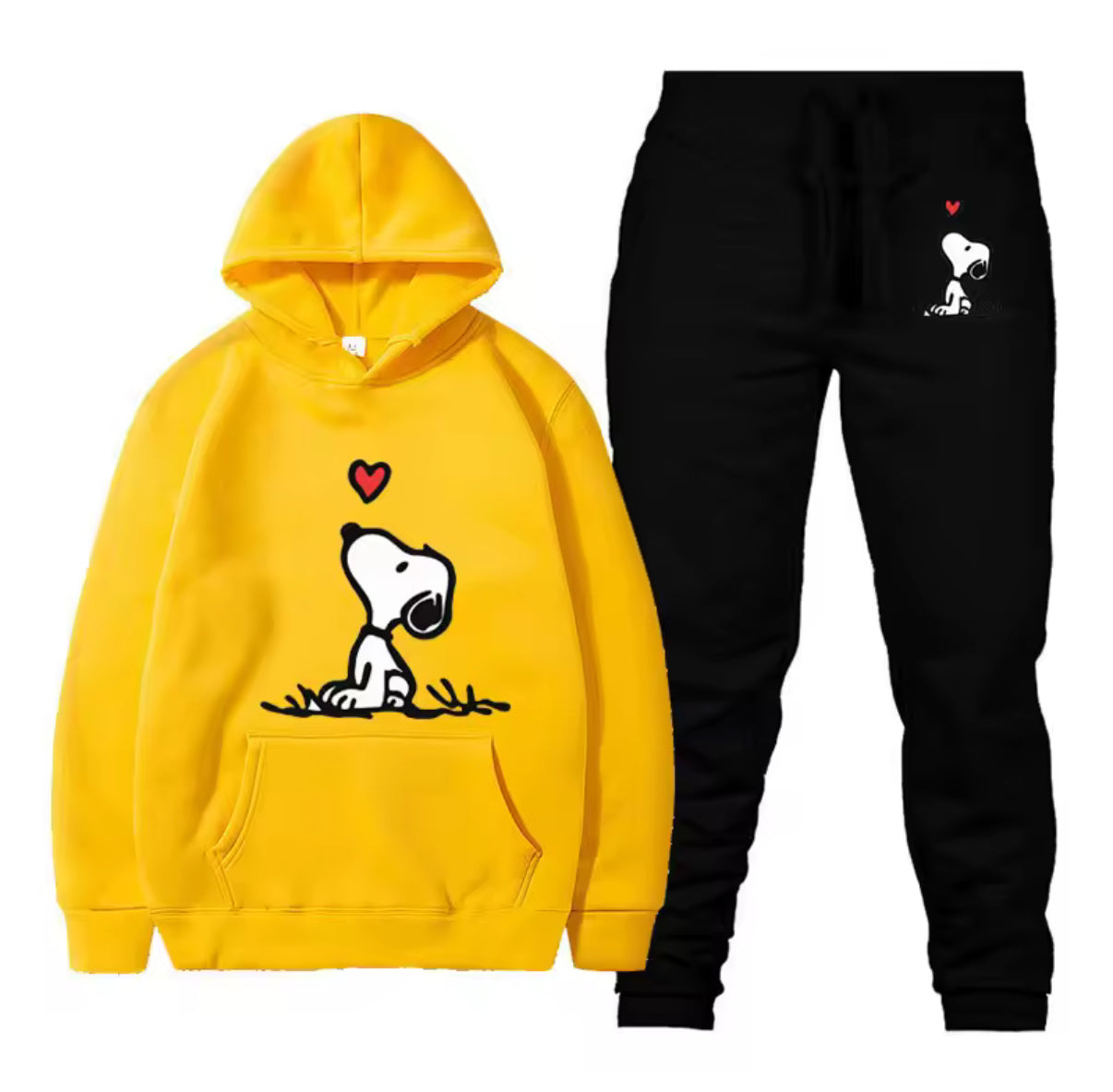 Cute Dog & Heart Tracksuit