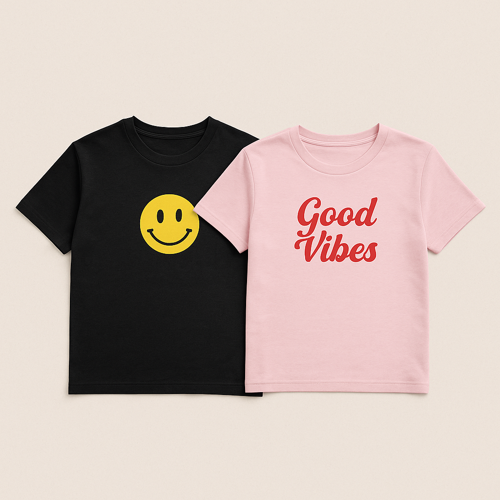 Unisex Pack of 2 T-Shirts Bundle