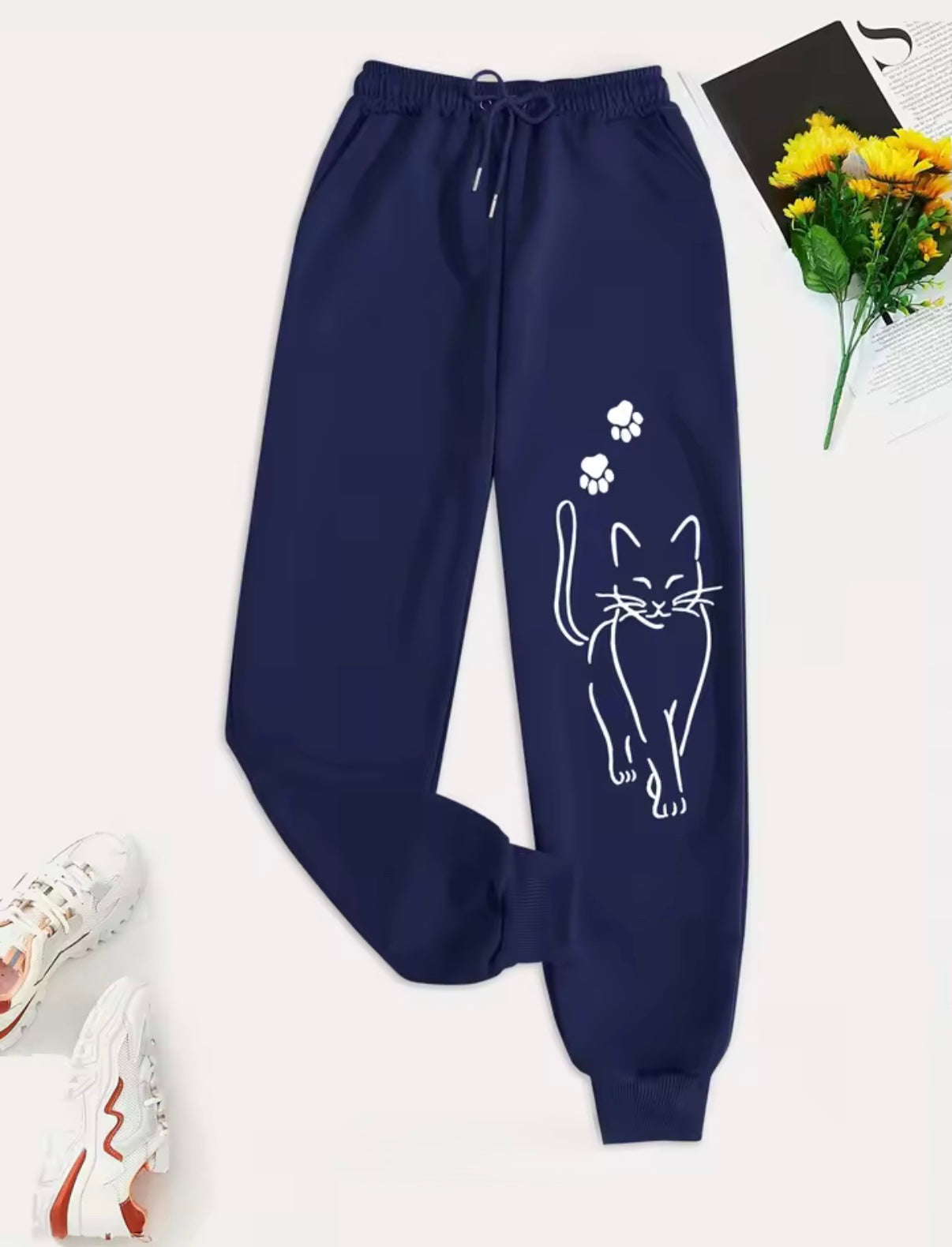 Cat French Terry Jogger Pants