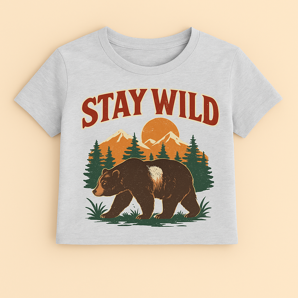 Women’s Stay Wild Crop Top