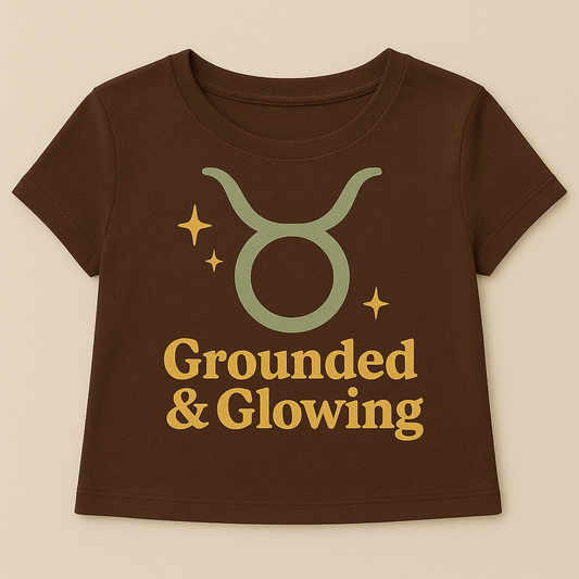 Grounded & Glowing Crop Top