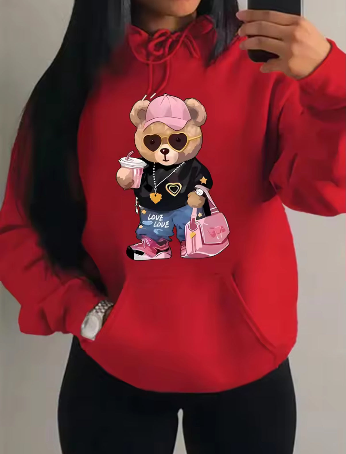 Bear Fleece Hoodie