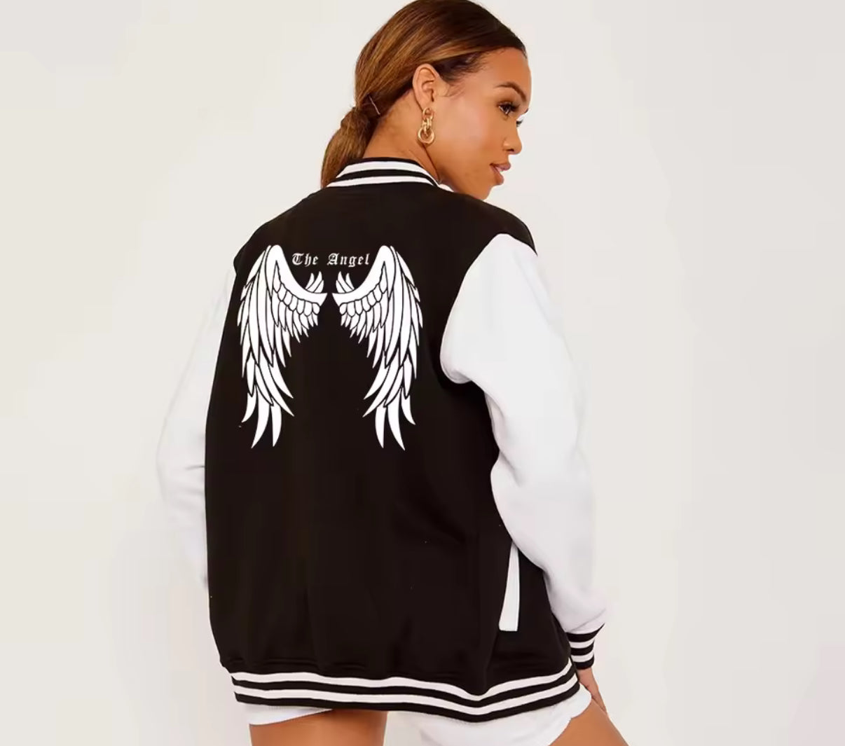 Angel Wings Varisty Jacket