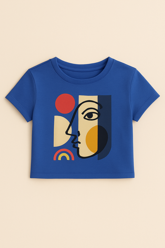 Women’s Graphic Art Crop Top