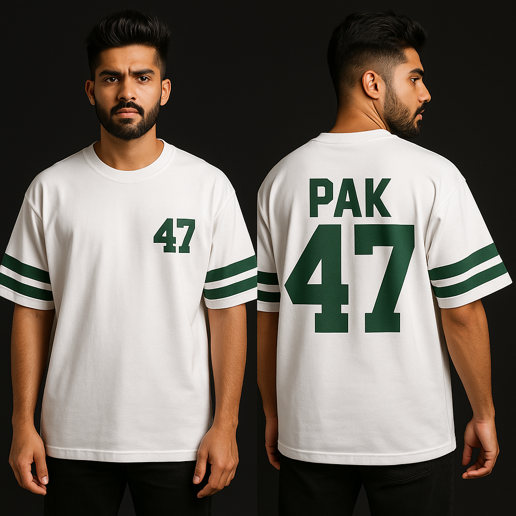 Unisex Oversized Striped Tee