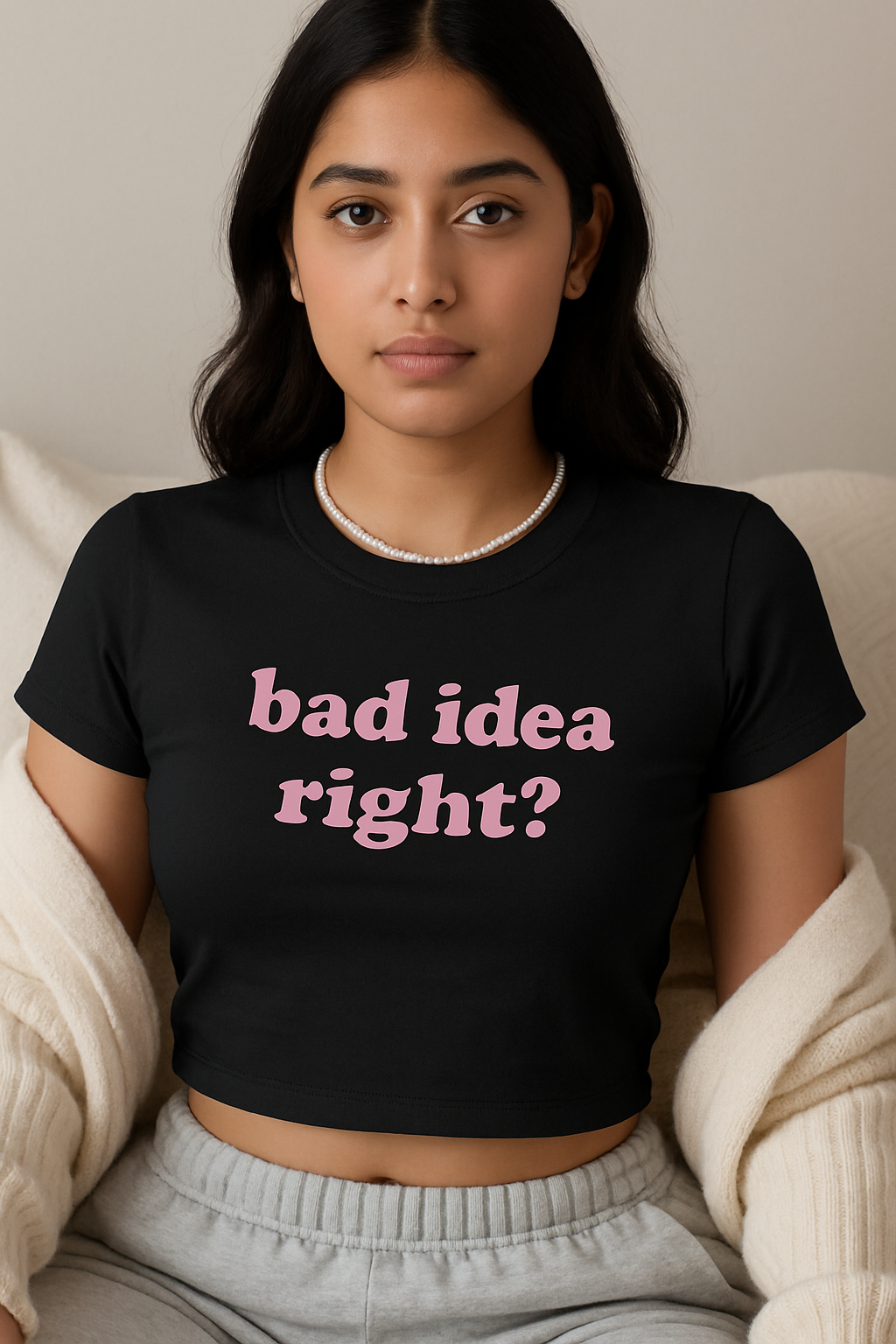 Women's Graphic Crop Top