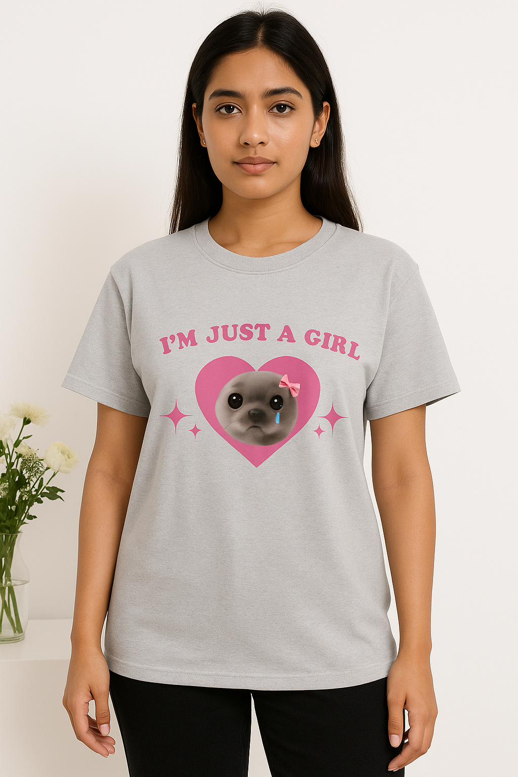I'm just a girl Graphic T-Shirt
