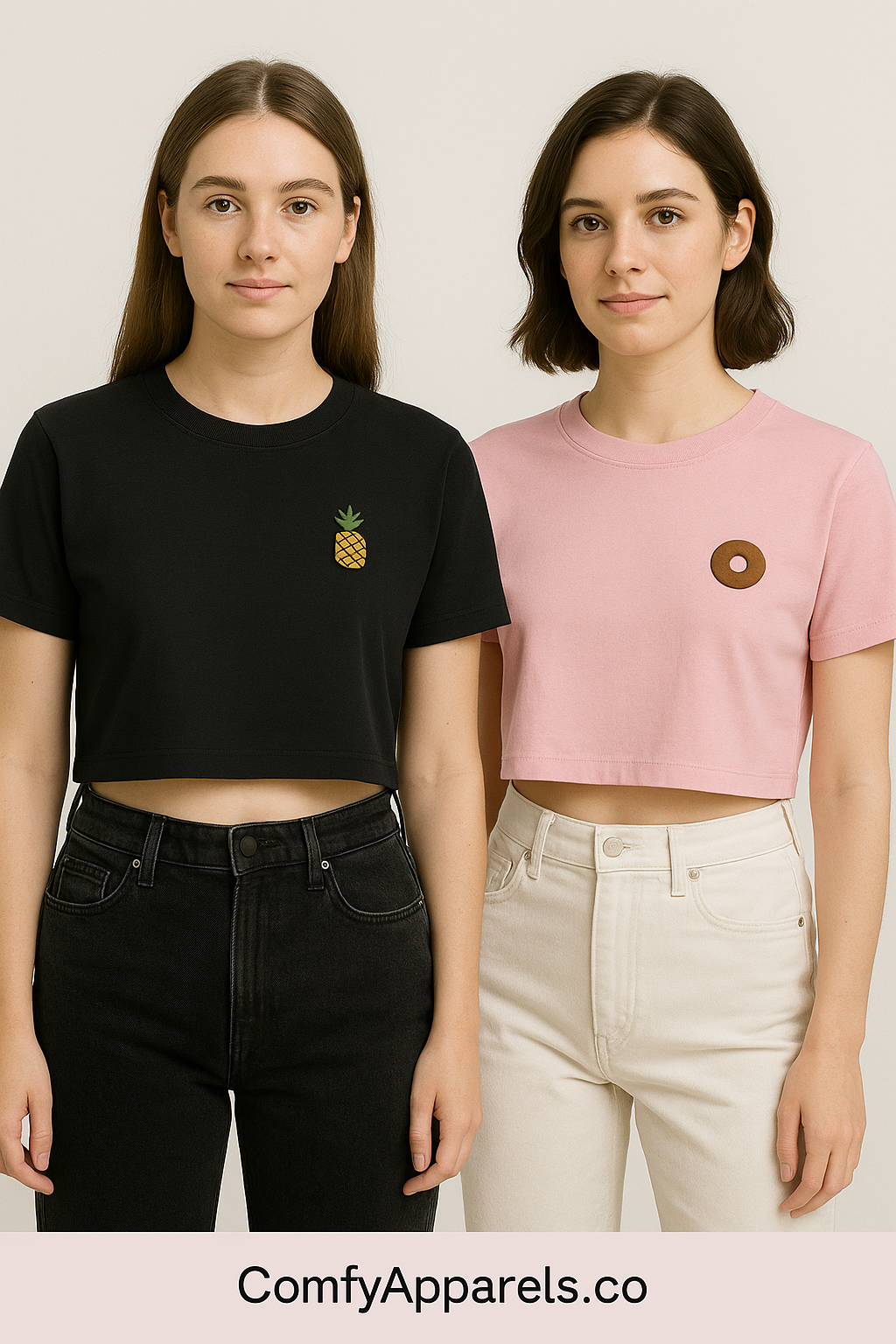 Women's Pack of 2 Crop Top Bundle