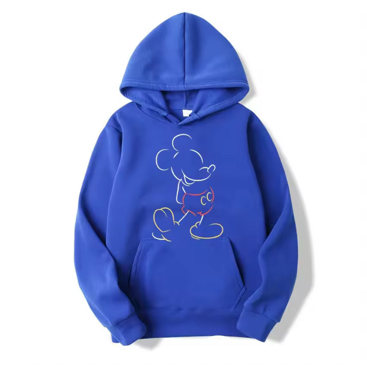 Cute Outline Fleece Hoodie