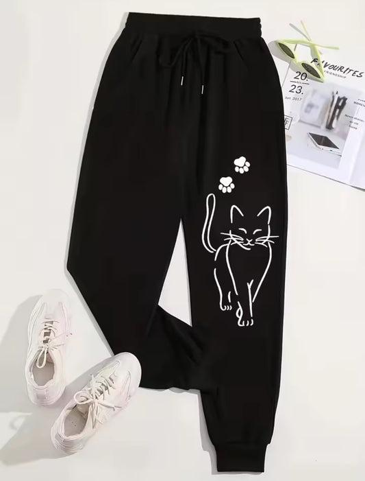 Cat French Terry Jogger Pants