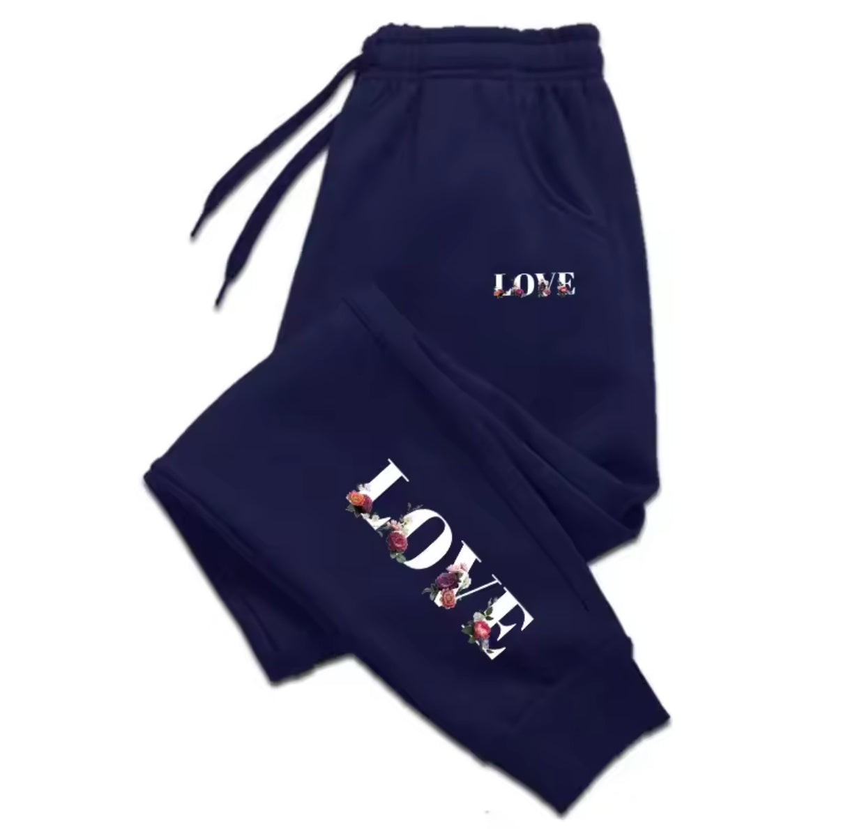Love Graphic French Terry Jogger Pants