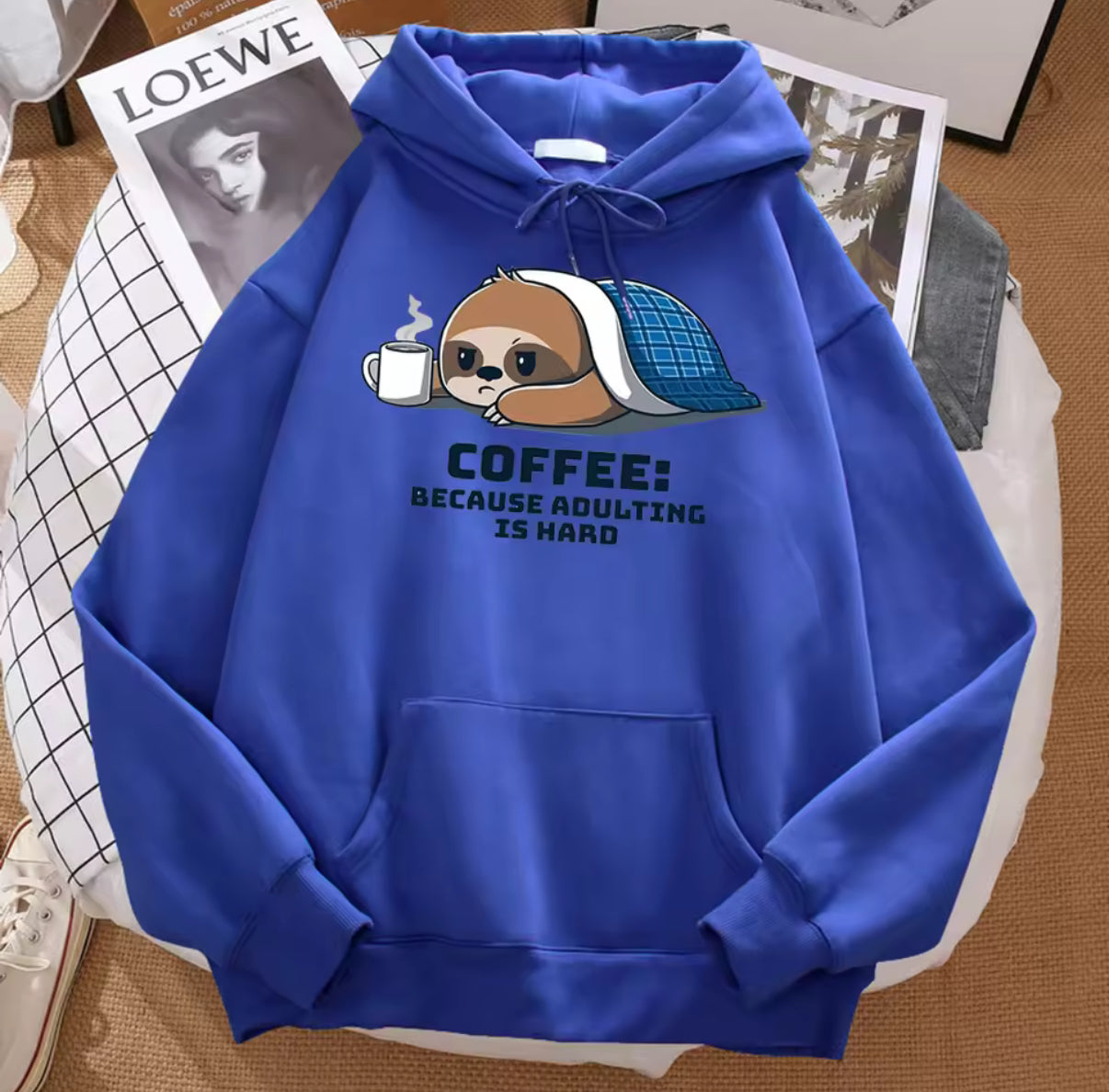 Coffee Pullover Hoodie