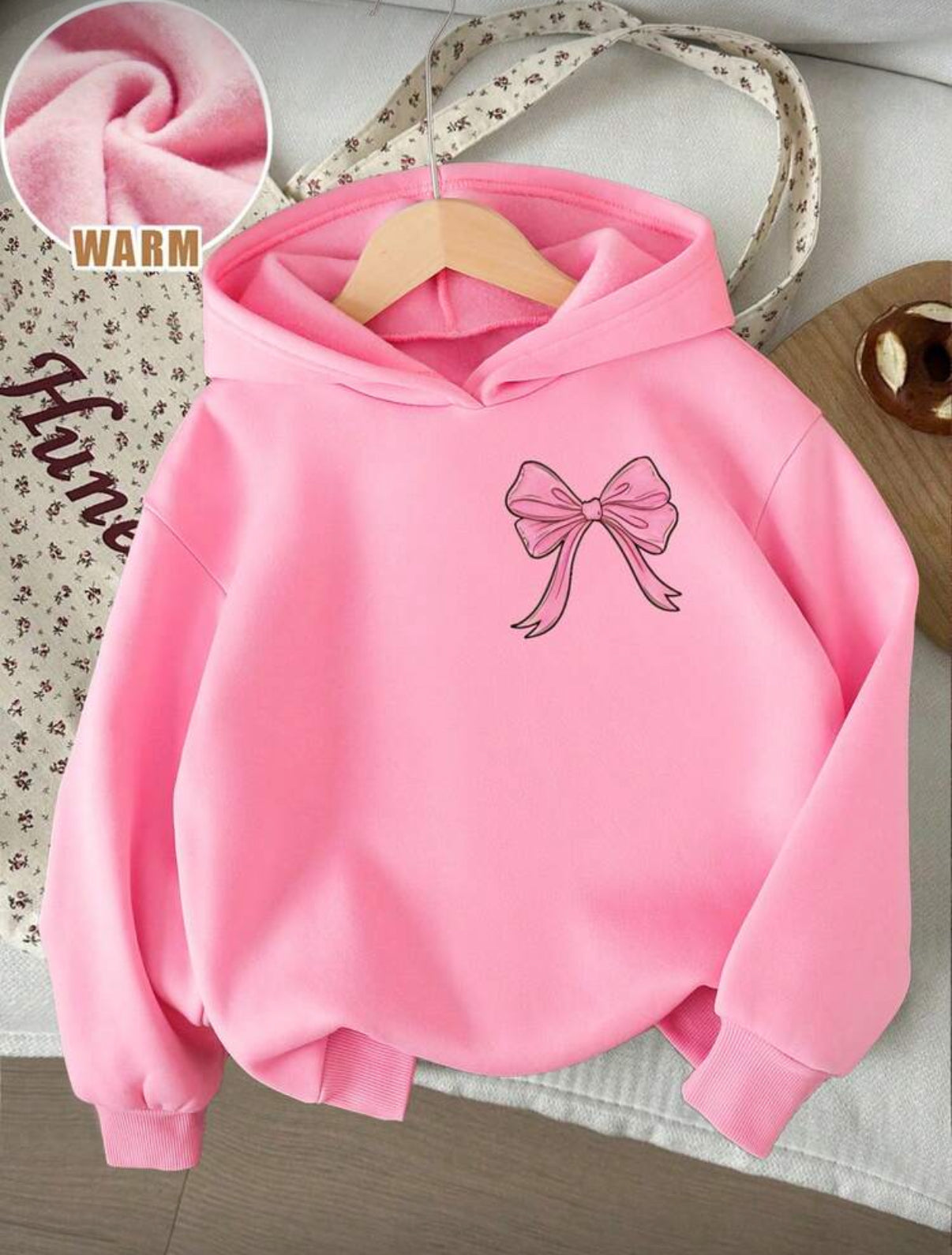 Bow Fleece Hoodie