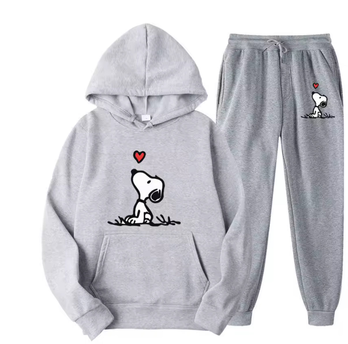 Cute Dog & Heart Tracksuit