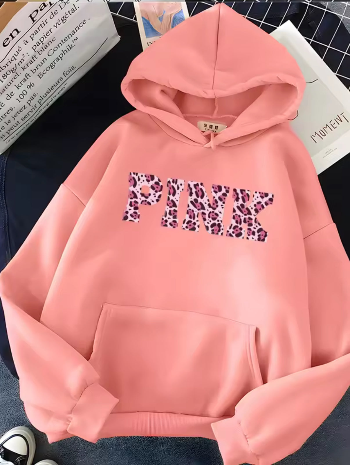 Pink Fleece Hoodie