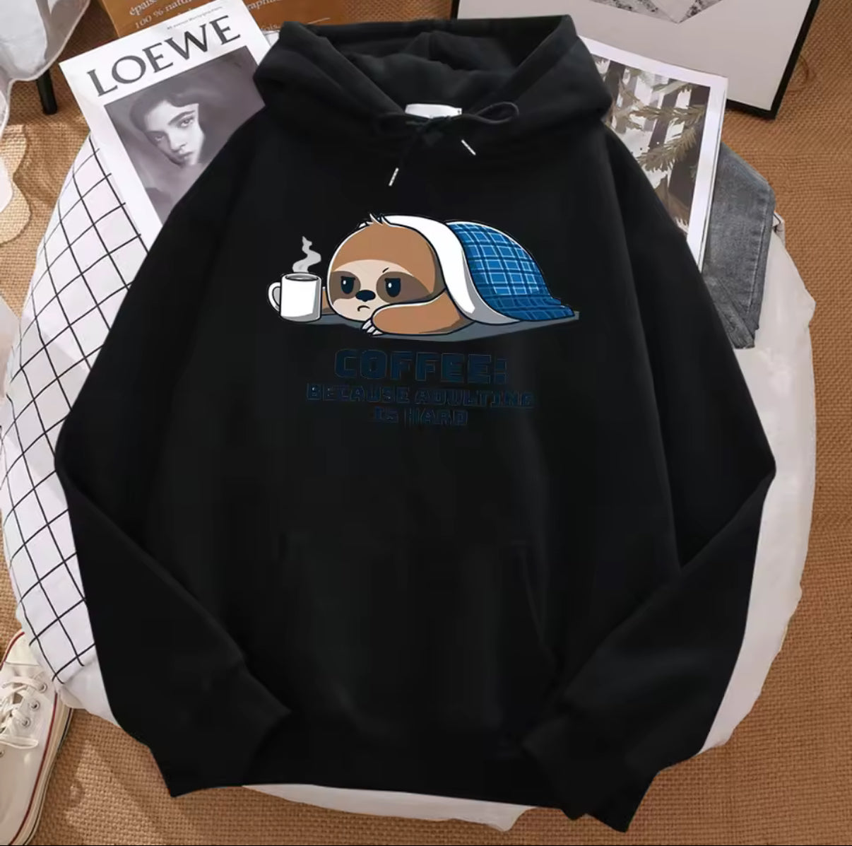 Coffee Pullover Hoodie