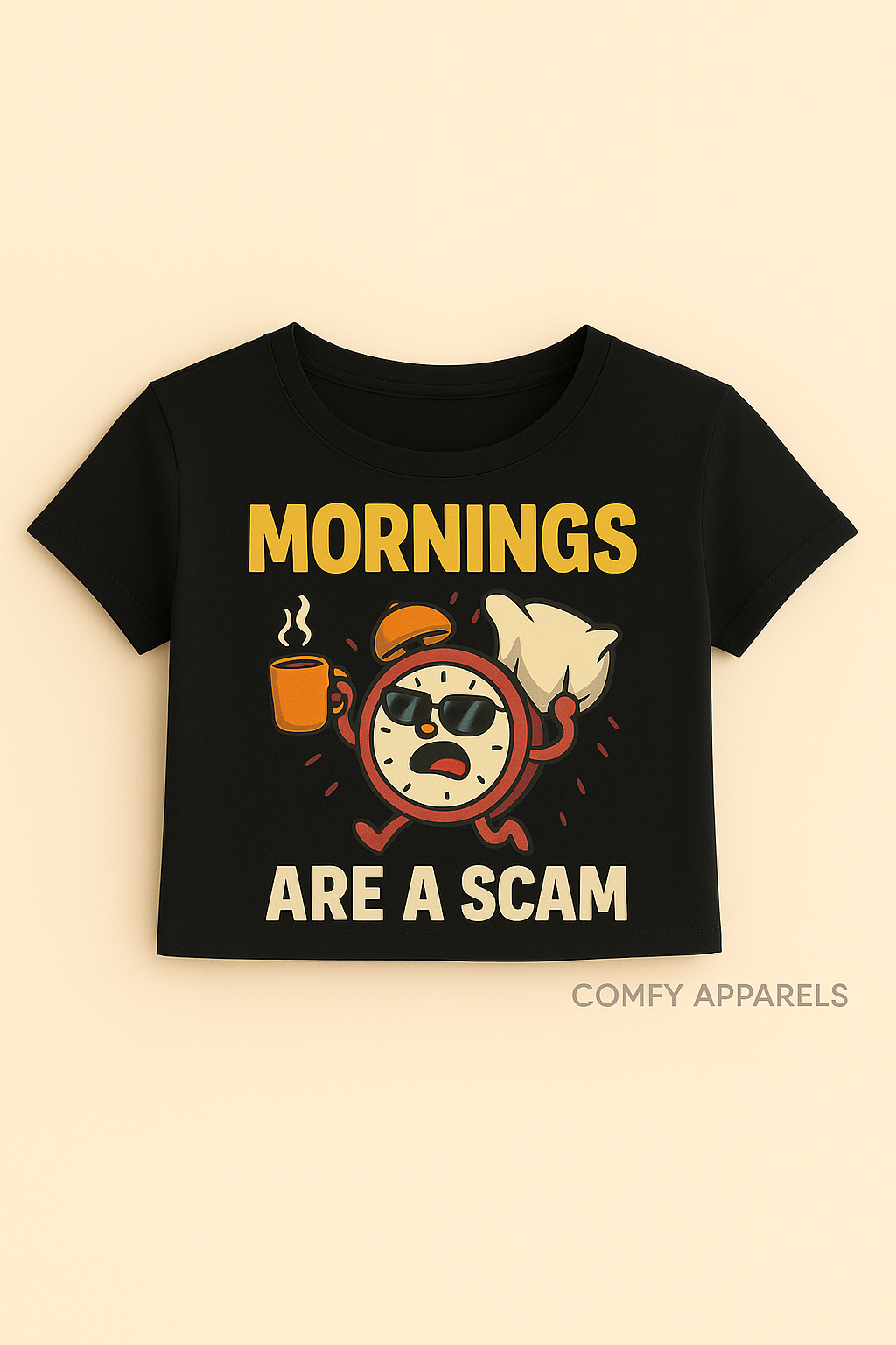 Women’s Morning Scam Crop Top