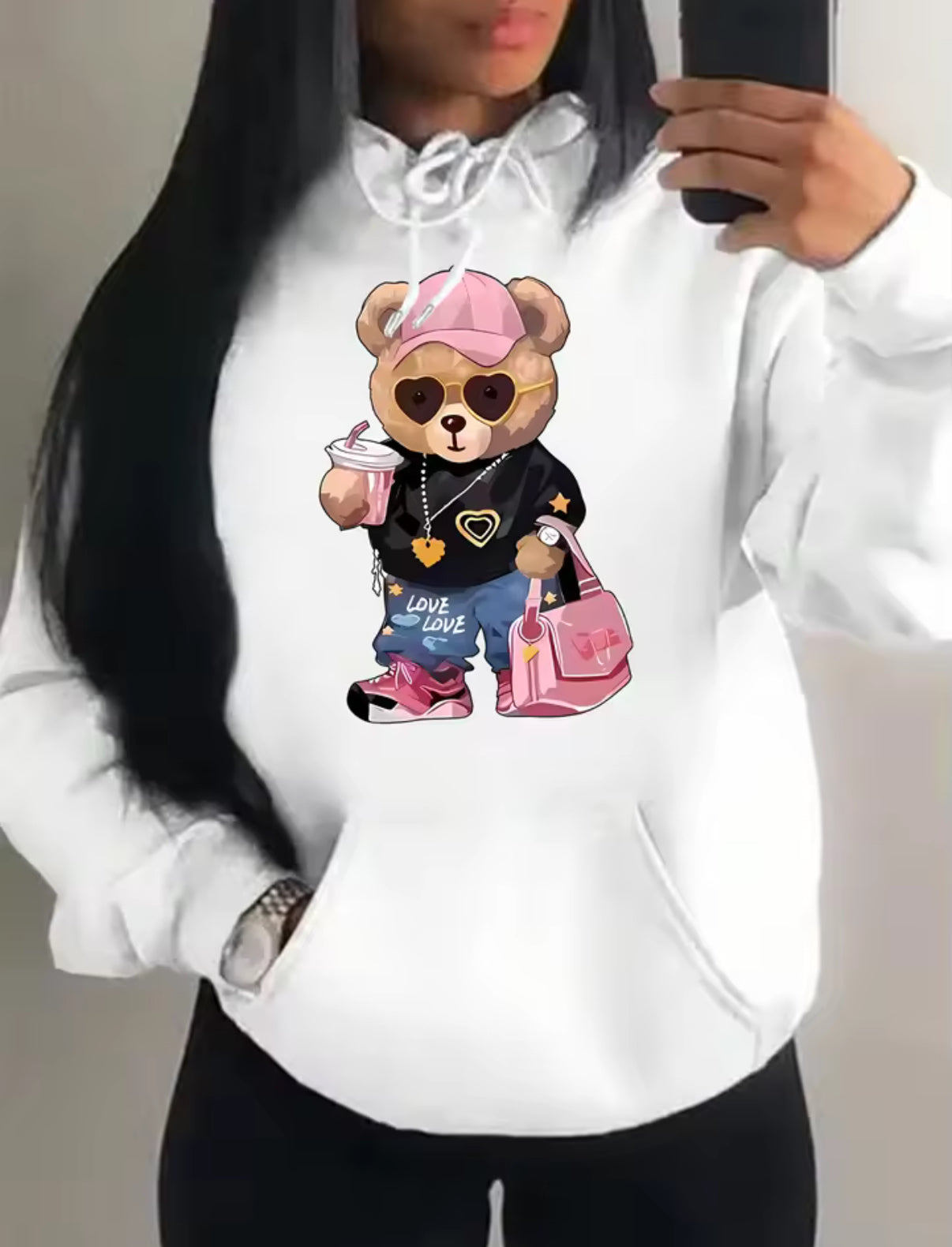 Bear Fleece Hoodie