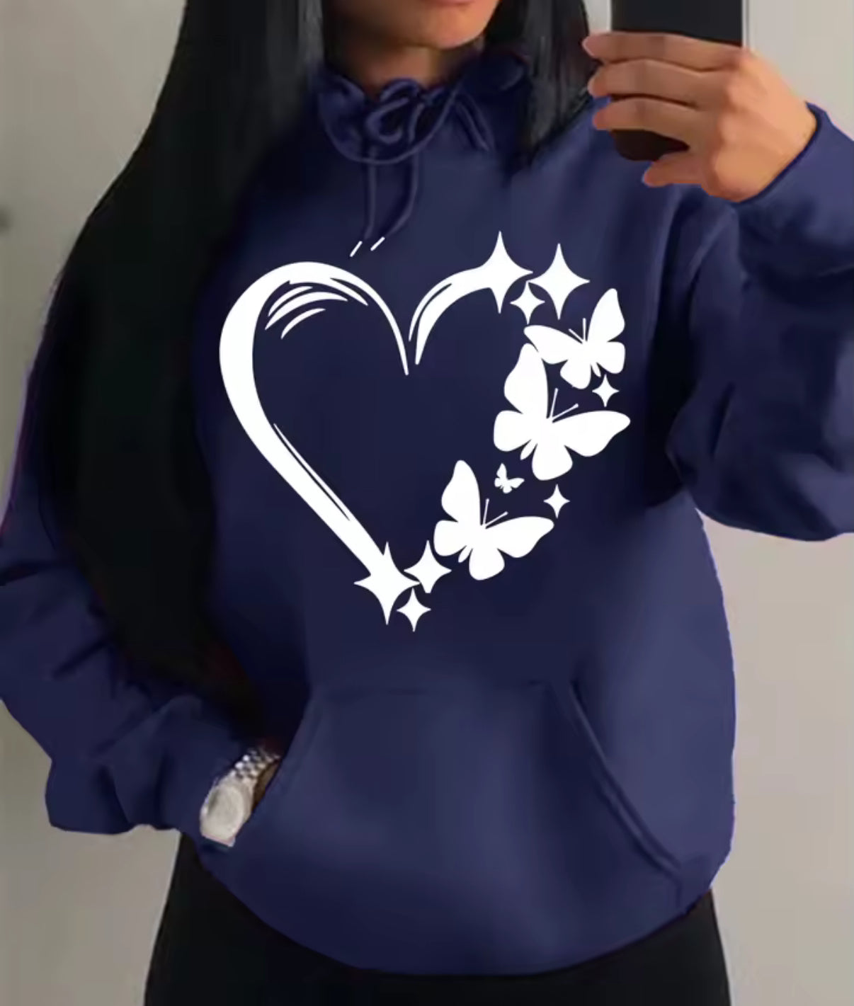 Women’s Heart & Butterfly Hoodie