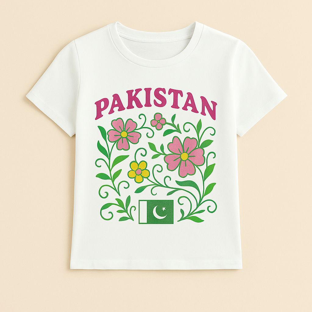 Women’s Pakistan Graphic Art T-Shirt