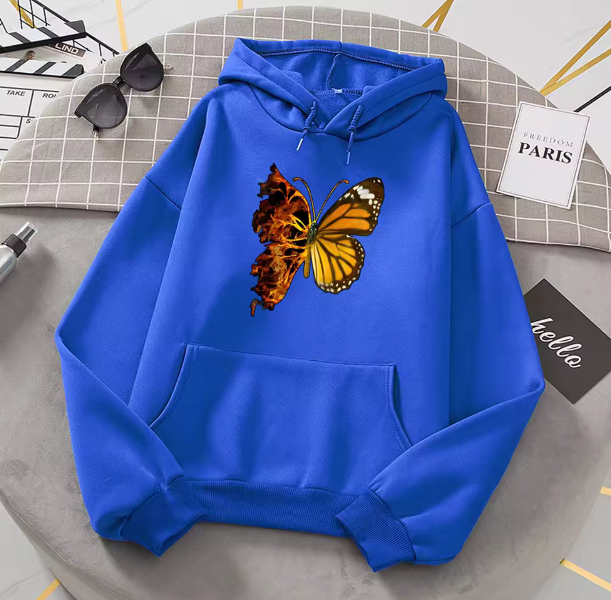 Flaming Butterfly Hoodie