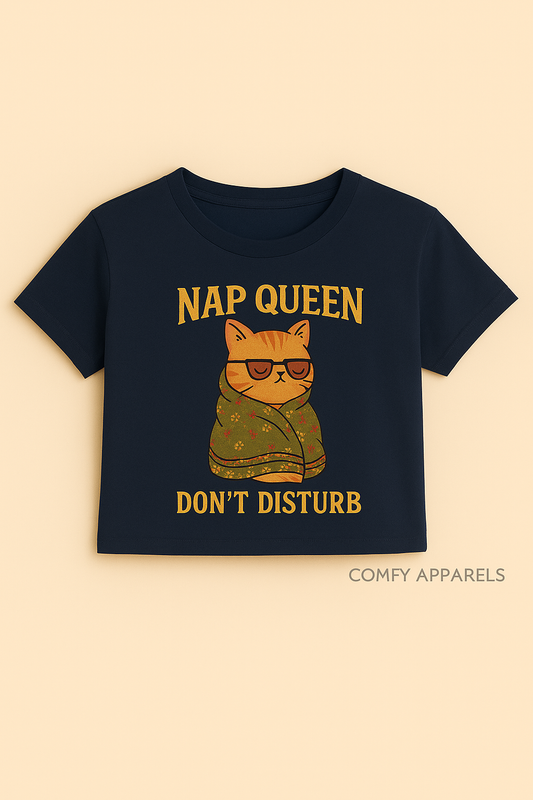 Women’s Nap Queen Crop Top
