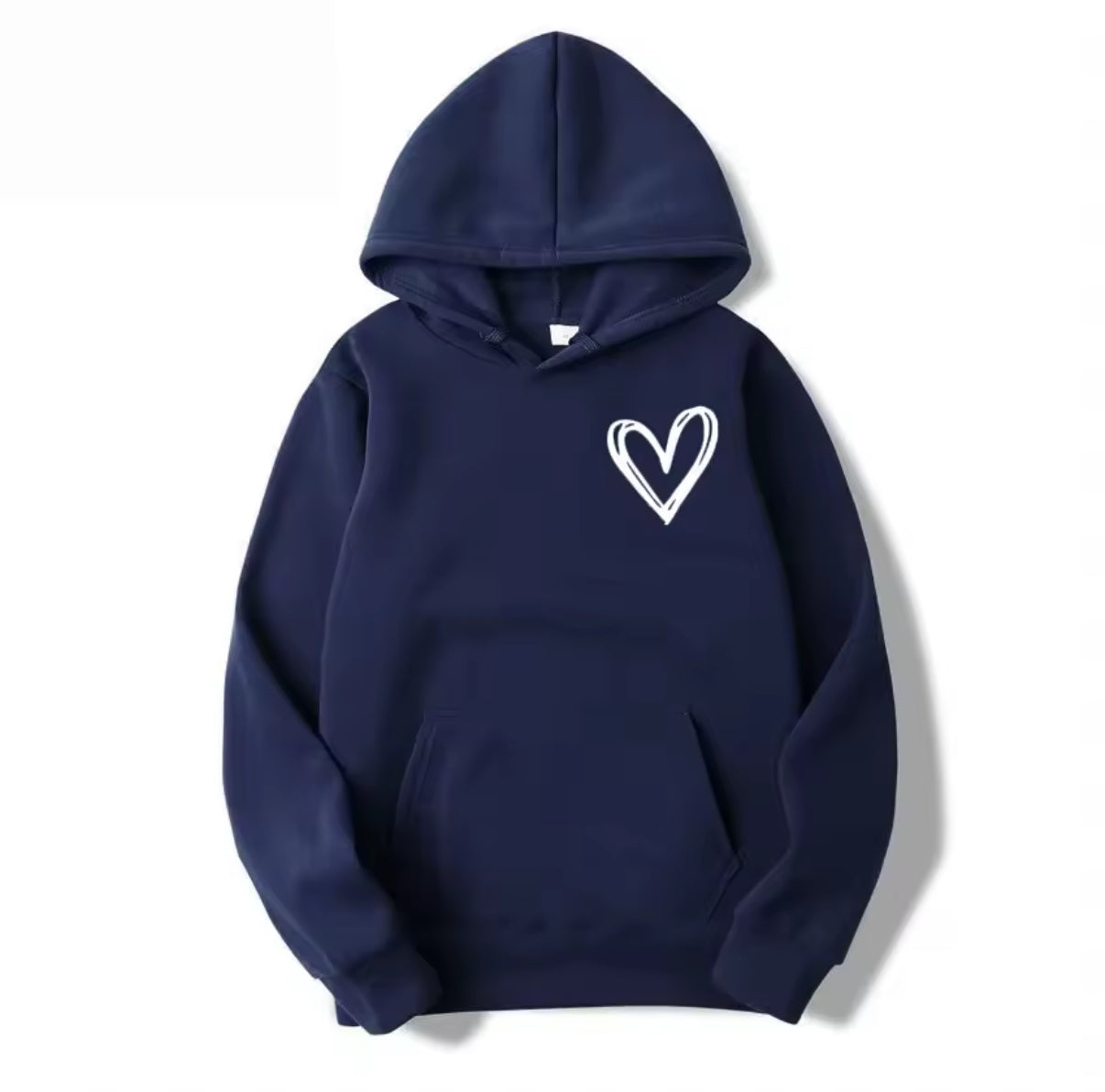 Small Heart Outline Hoodie