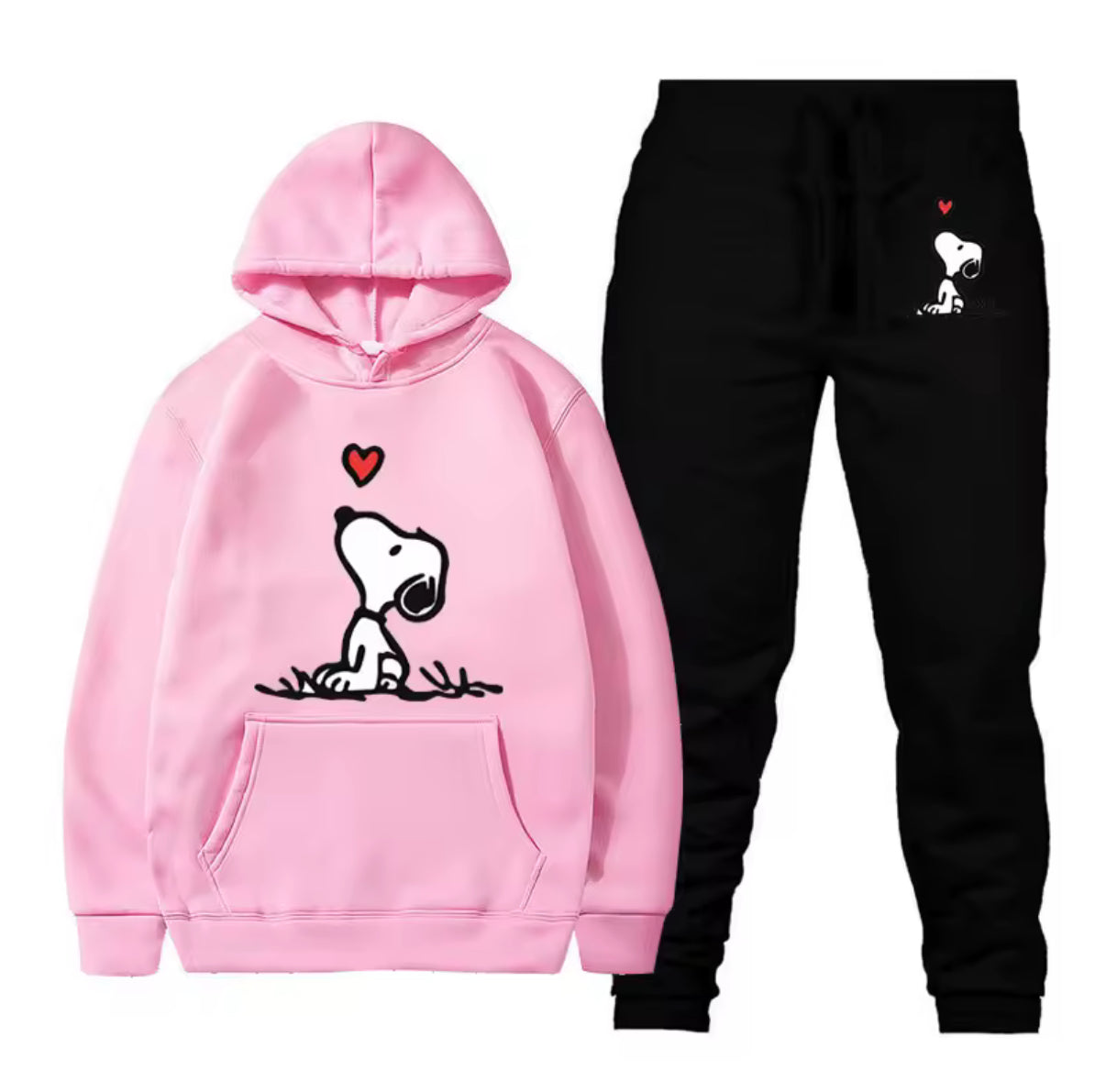 Cute Dog & Heart Tracksuit