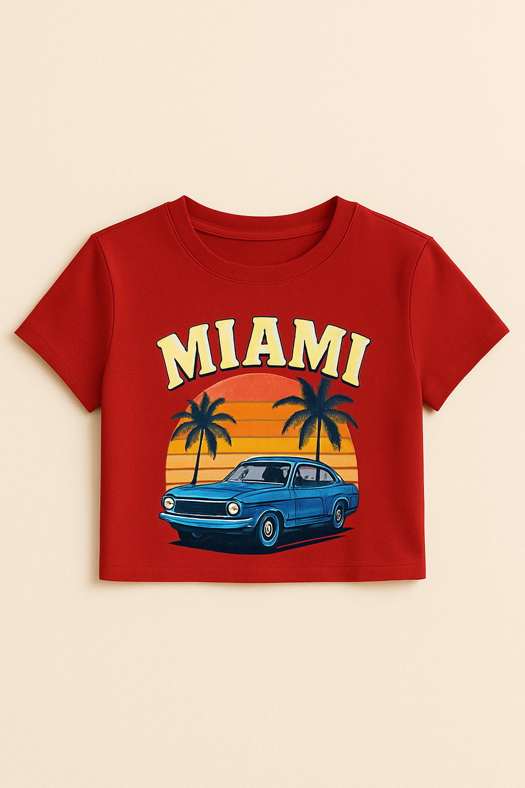 Women’s Graphic Art Crop Top