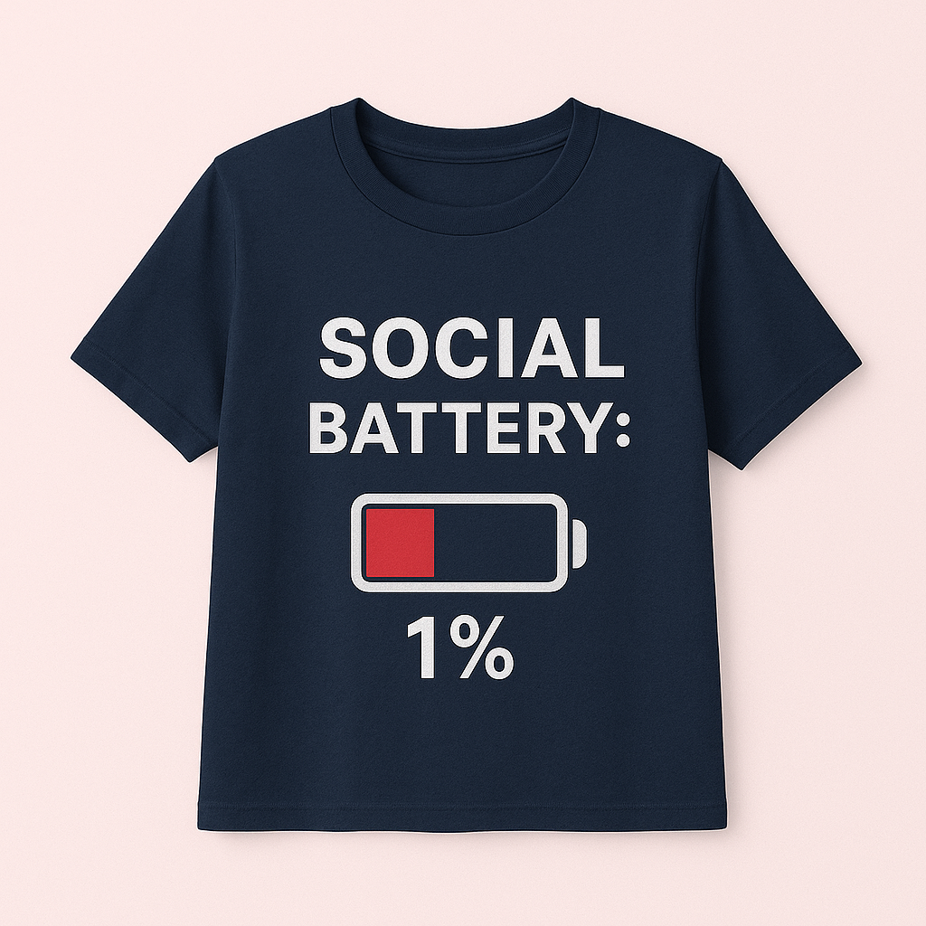 Unisex Social Battery T-Shirt