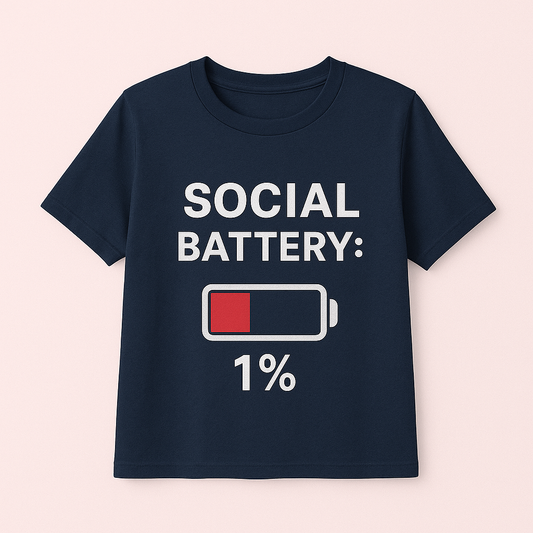 Unisex Social Battery T-Shirt