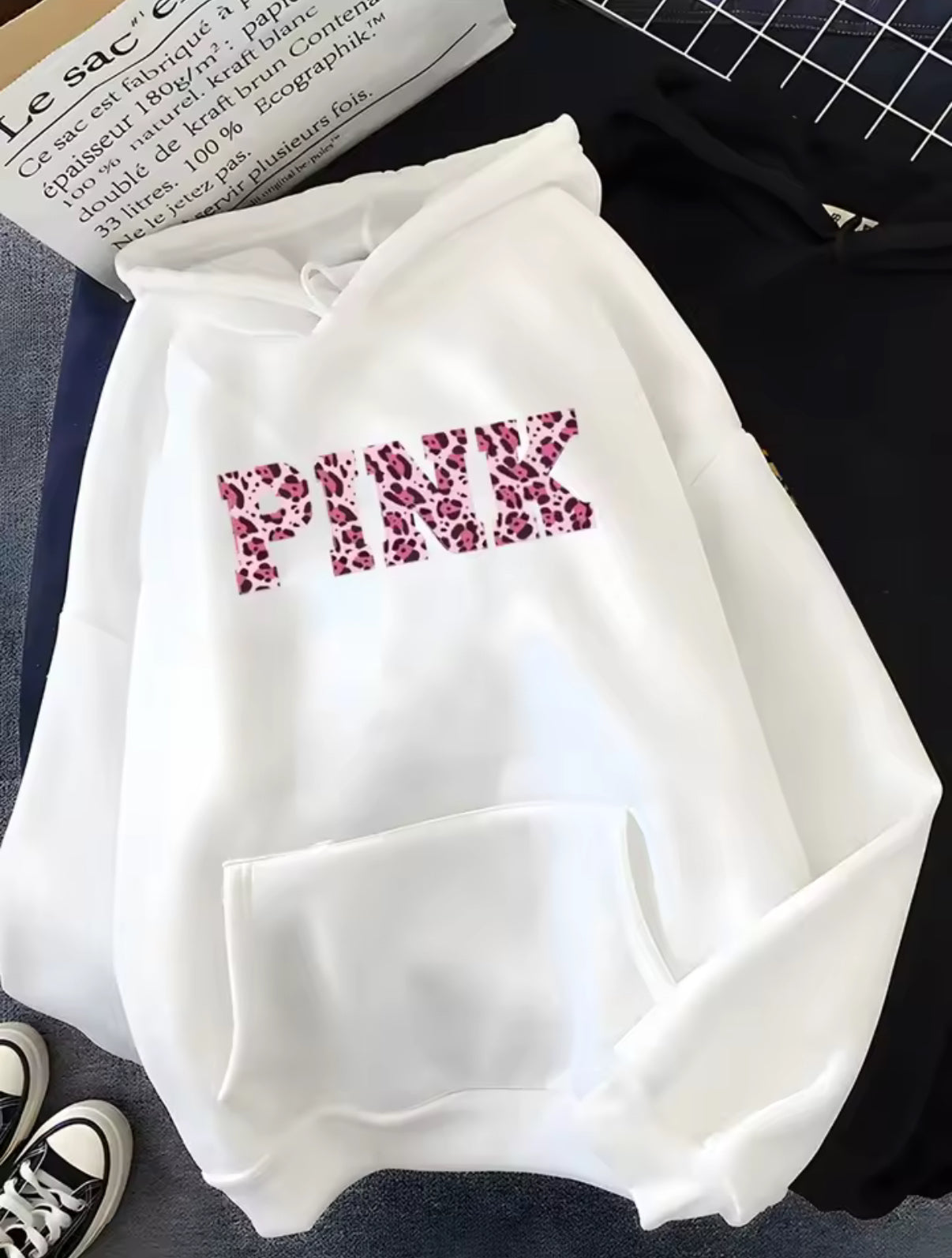 Pink Fleece Hoodie