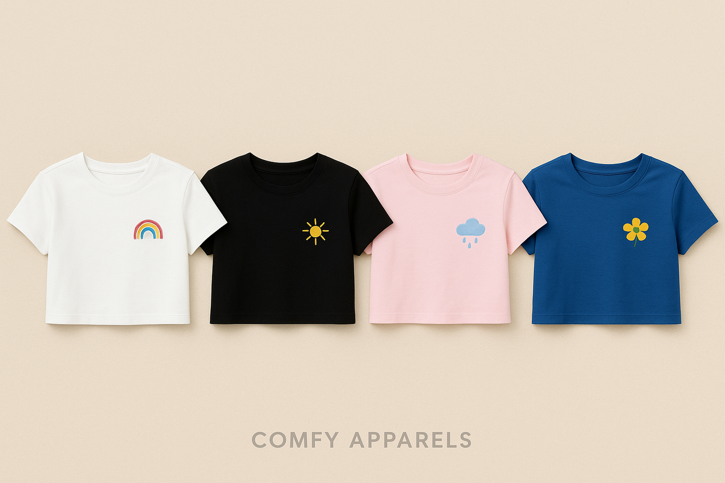 Women’s Pack of 4 Crop Top Bundle