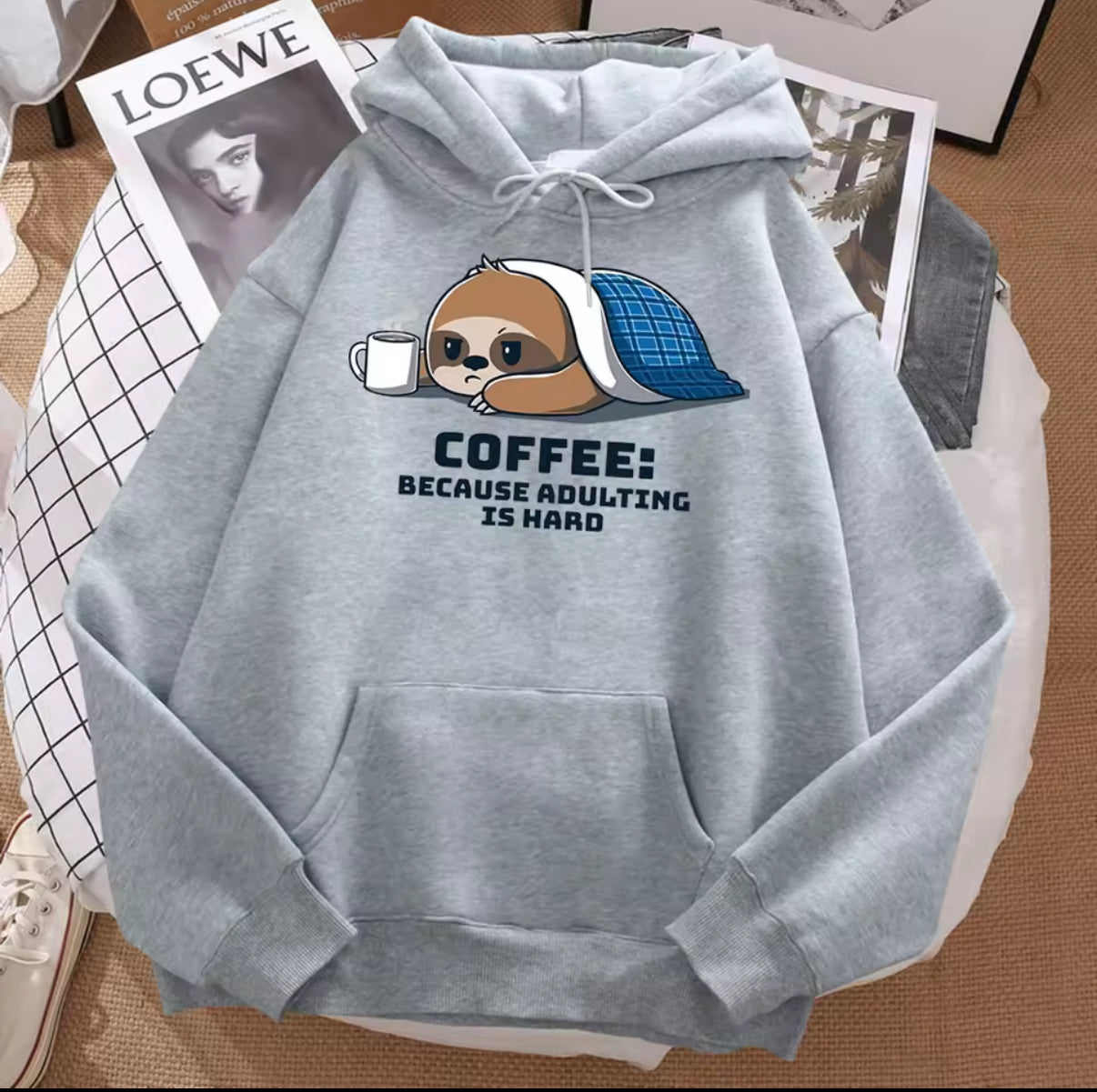 Coffee Pullover Hoodie