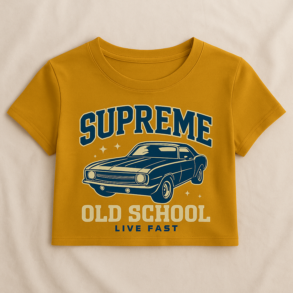 Women’s Supreme Old School Crop Top
