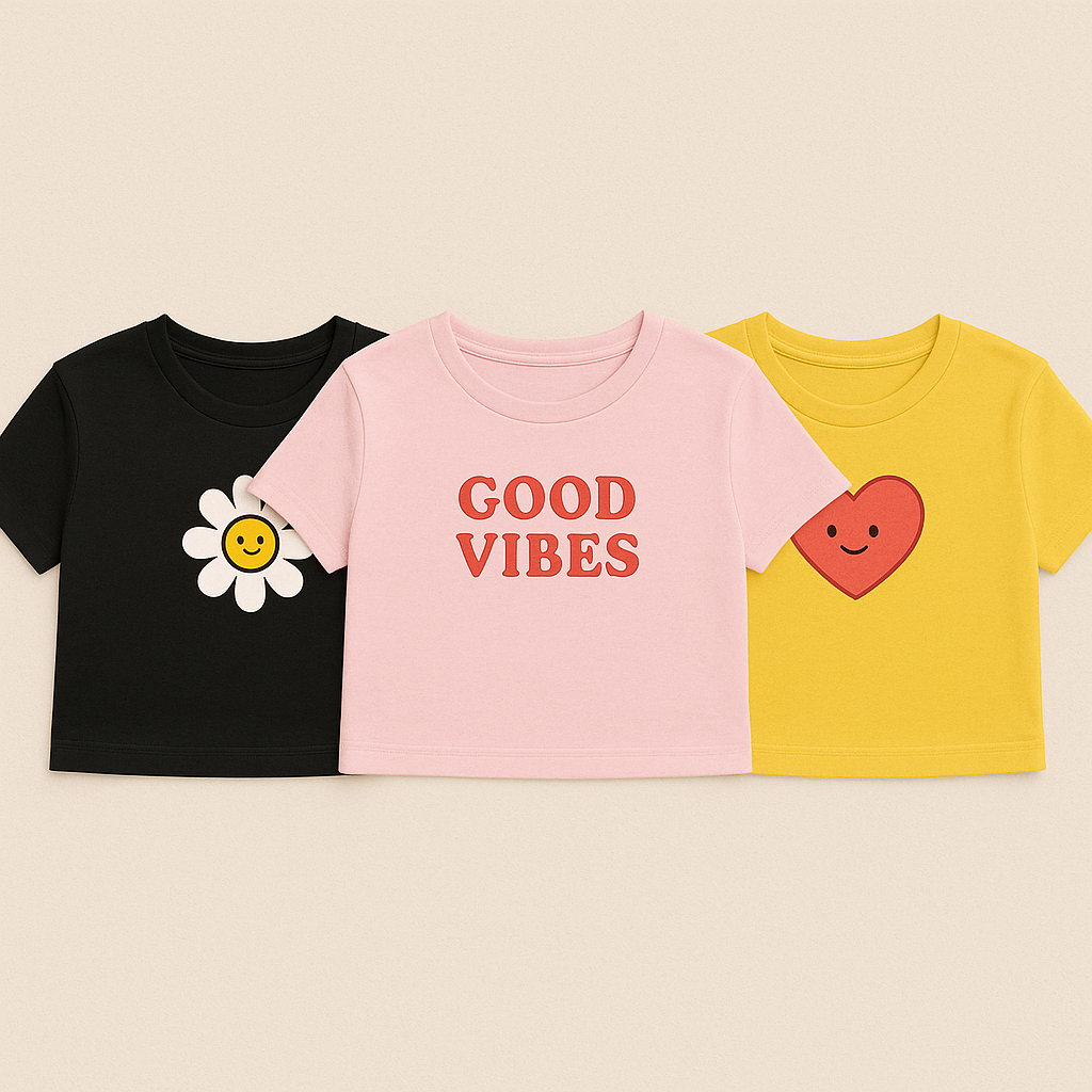 Women’s Pack of 3 Crop Top Bundle
