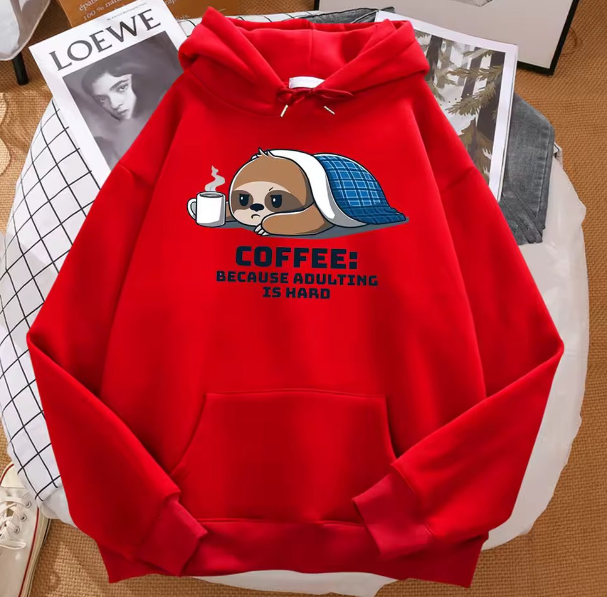 Coffee Pullover Hoodie