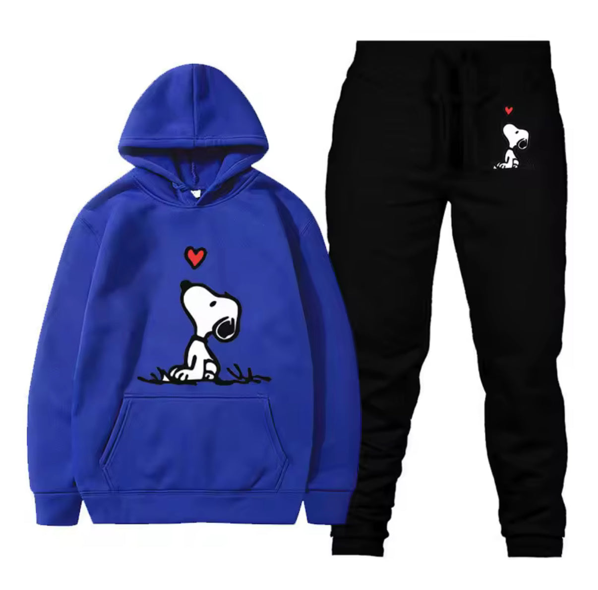 Cute Dog & Heart Tracksuit