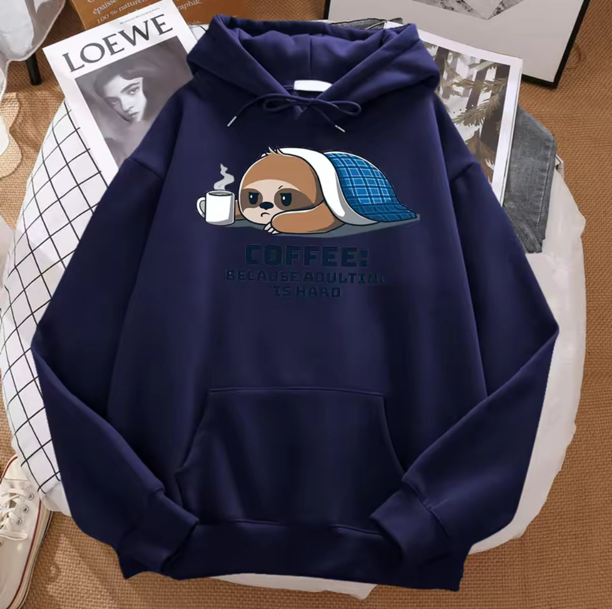 Coffee Pullover Hoodie