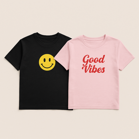 Unisex Pack of 2 T-Shirts Bundle